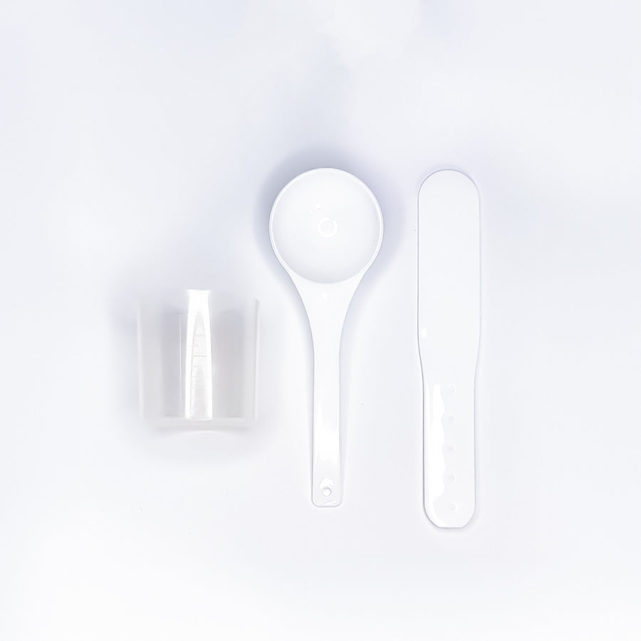 CHAMELEON CORSET用 ツール3点セット（計量カップ50CC / スプーン10g / スパチュラ）